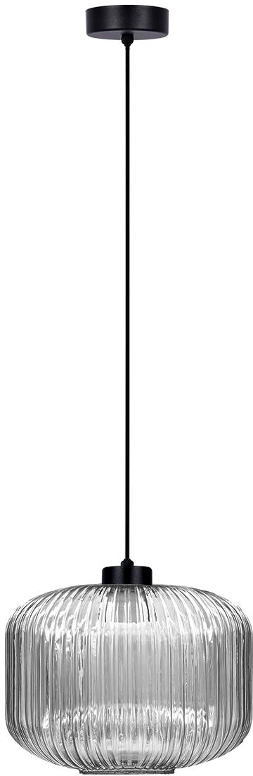 Kaja Campo lampa wisząca 1x15 W czarna-grafitowa K-5661