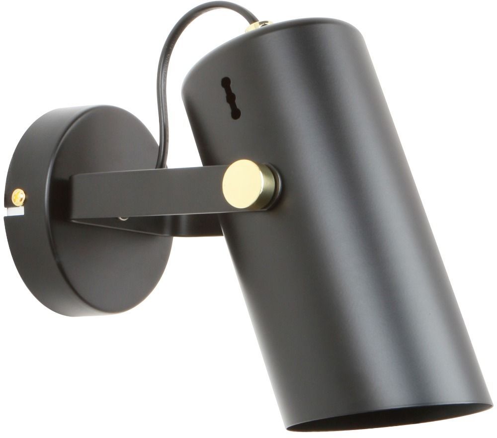 Zuma Line Resi kinkiet 1x40W czarny/złoty A6025