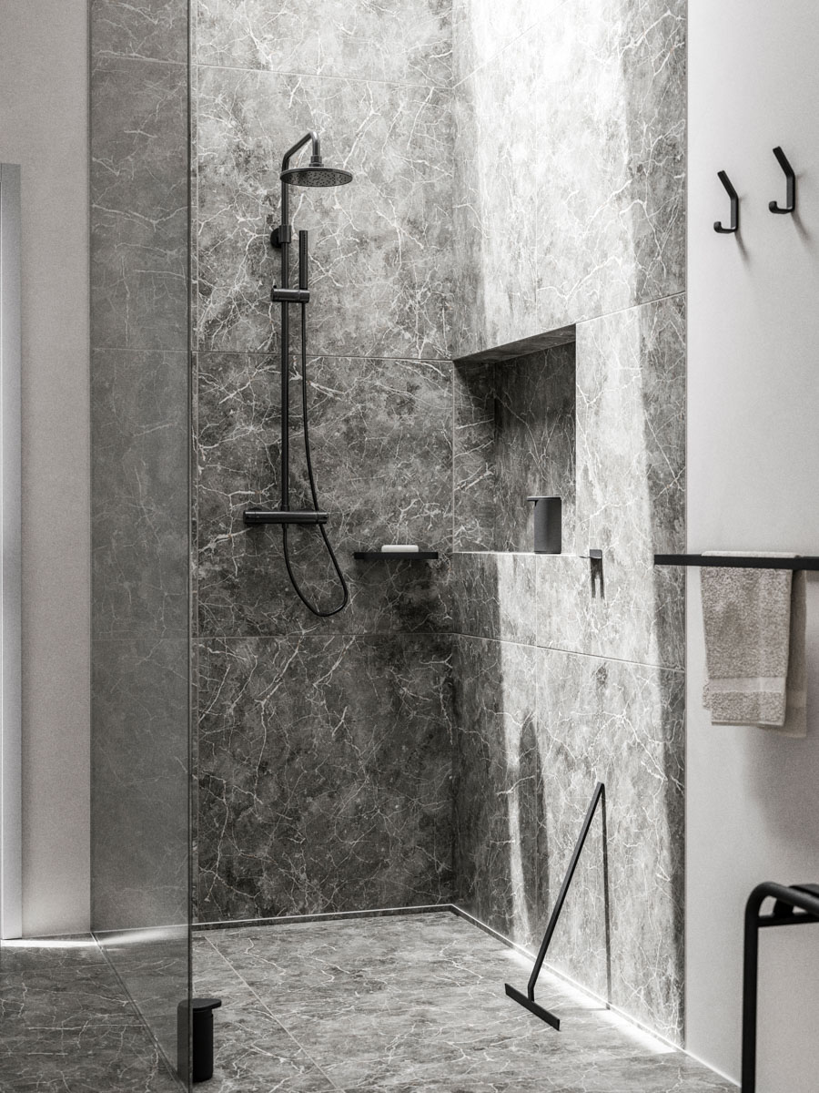 Zone Denmark A-hook wieszak na ręcznik czarny 10585