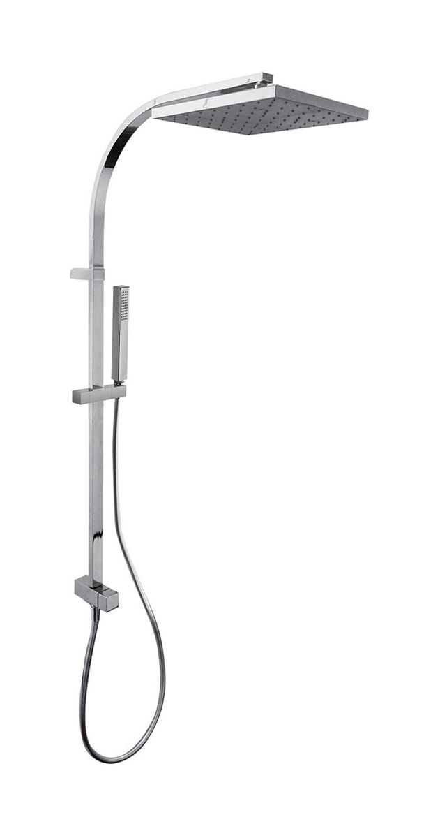 Tres Cuadro zestaw prysznicowy ścienny chrom 1.07.131