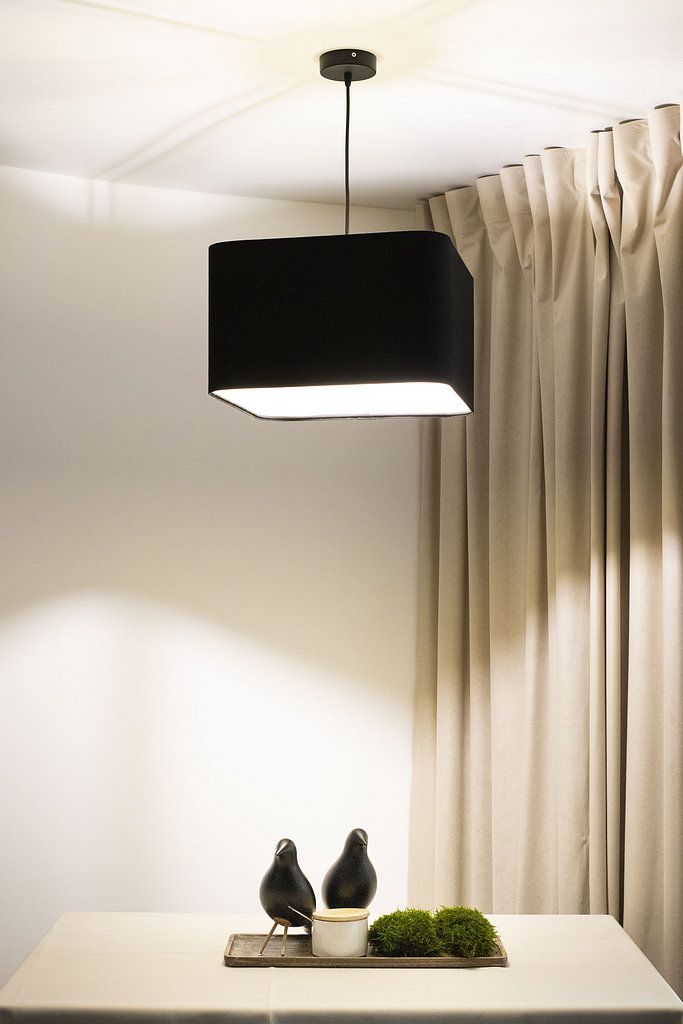 BPS Koncept Kwadro len light lampa wisząca 1x60 W czarna KW-005-40W25