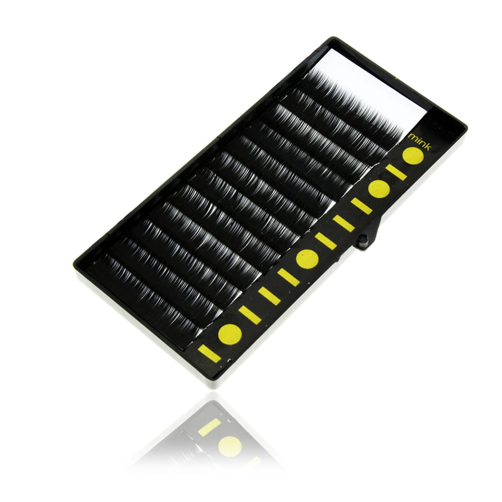 Rzęsy na pasku pojedyncze z norek j 0,20 14 mm