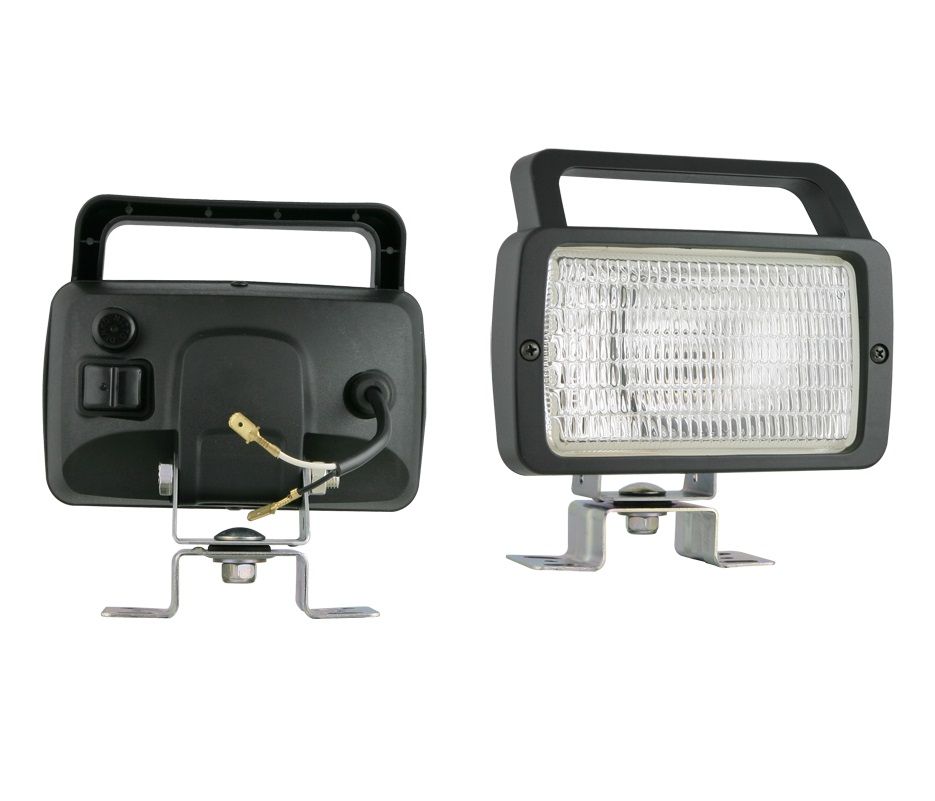 Halogenowa lampa robocza z uchwytem omega wyłącznik LPR3.31282 Wesem