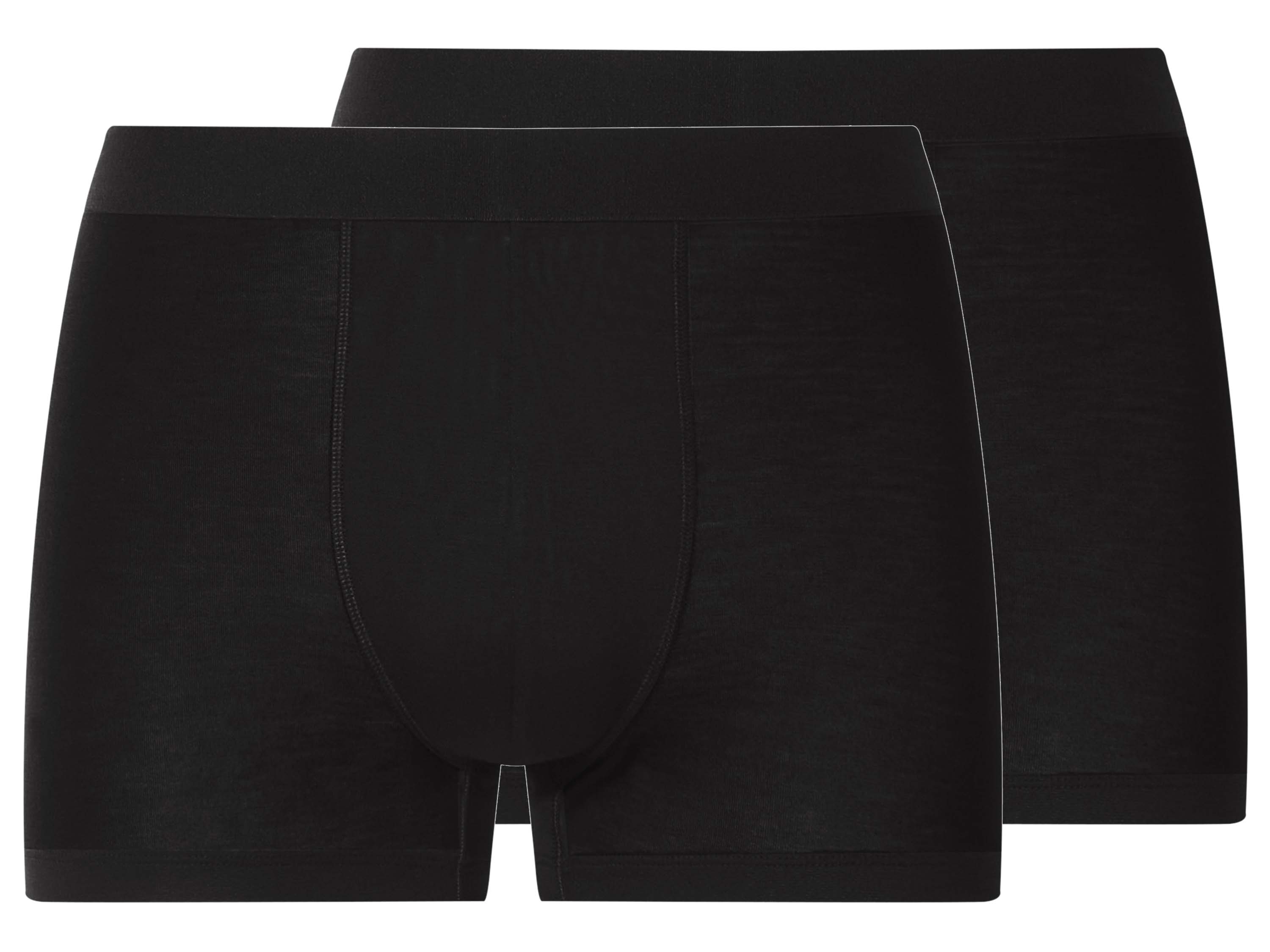 esmara Men Bokserki premium męskie, 2 pary Czarny, 8/Xxl