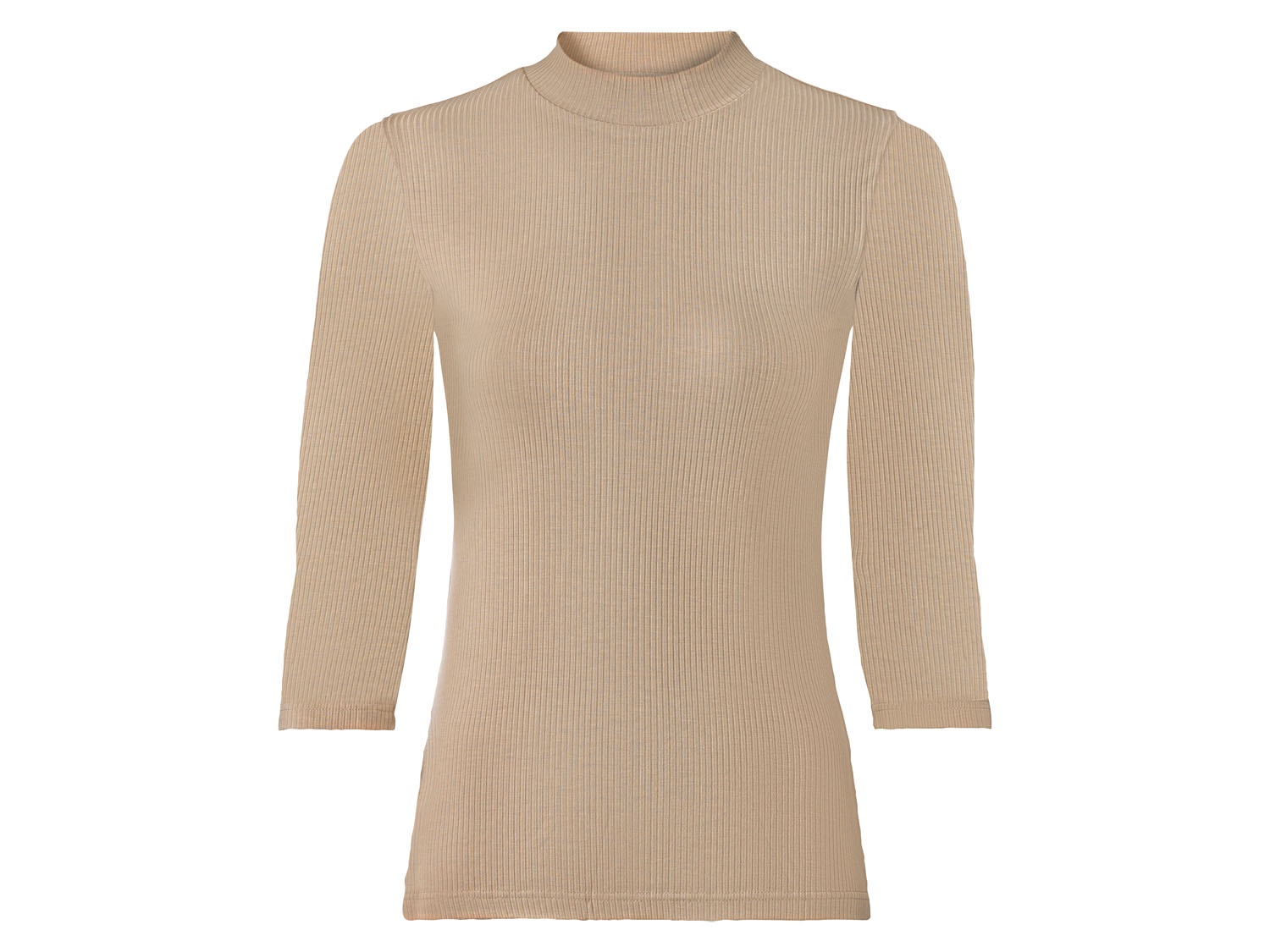 esmara Bluzka damska z rękawem 3/4, z wiskozy Beżowy, L44/46