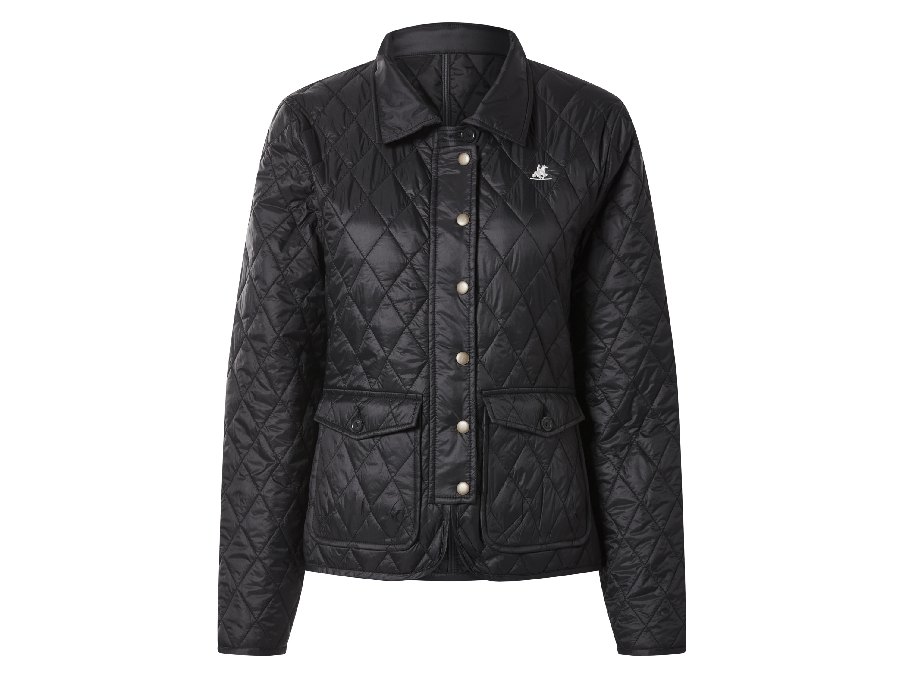 esmara U.s. Grand Polo Kurtka pikowana damska Czarny, S36/38