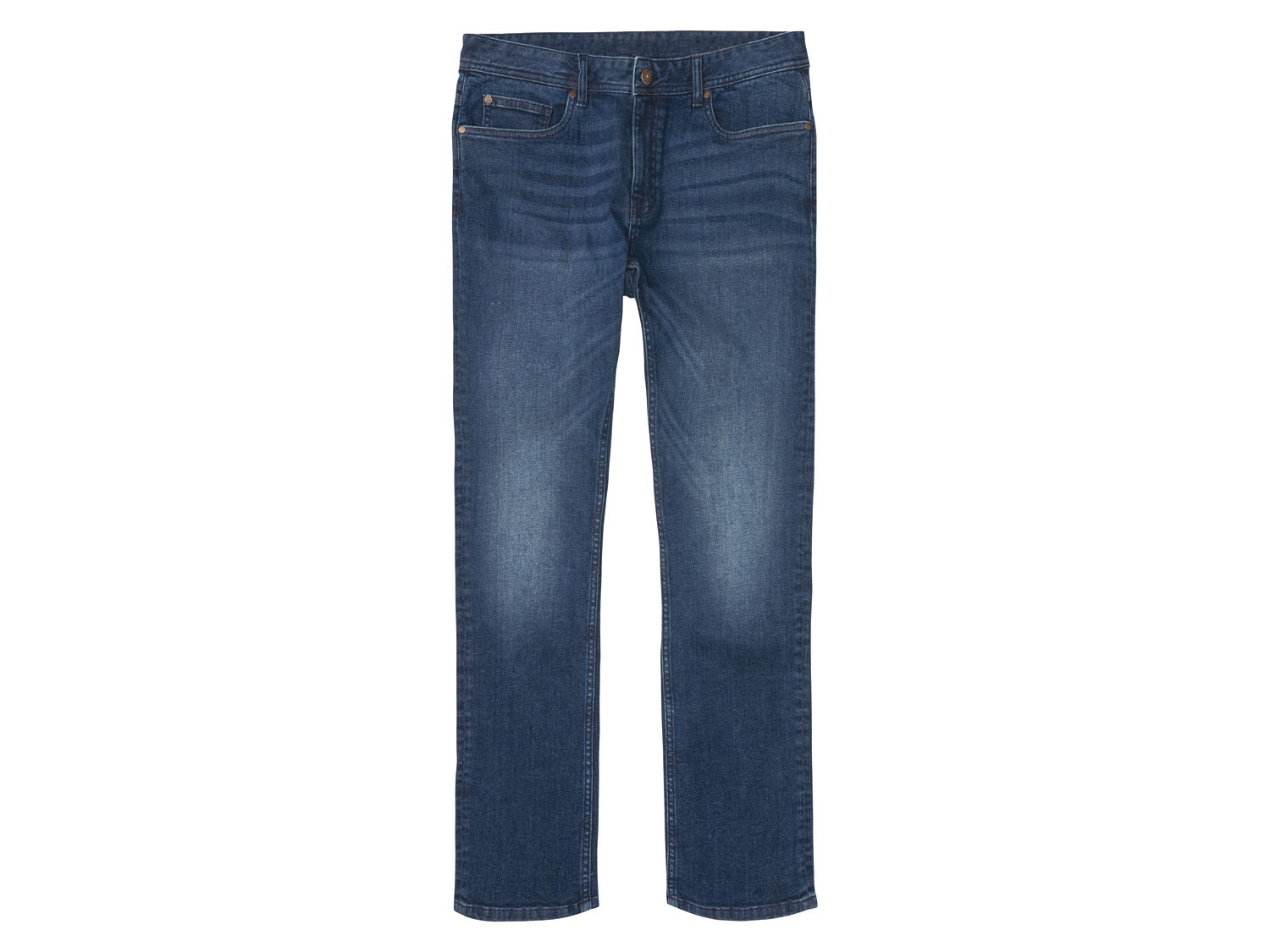Livergy Jeansy męskie Straight Fit Ciemnoniebieski, 46 30/34
