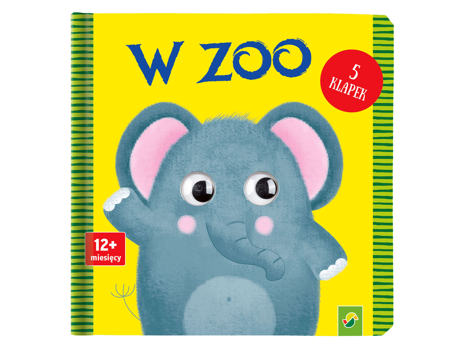 Książki tekturowe dla dzieci/niemowląt, interaktywne W zoo