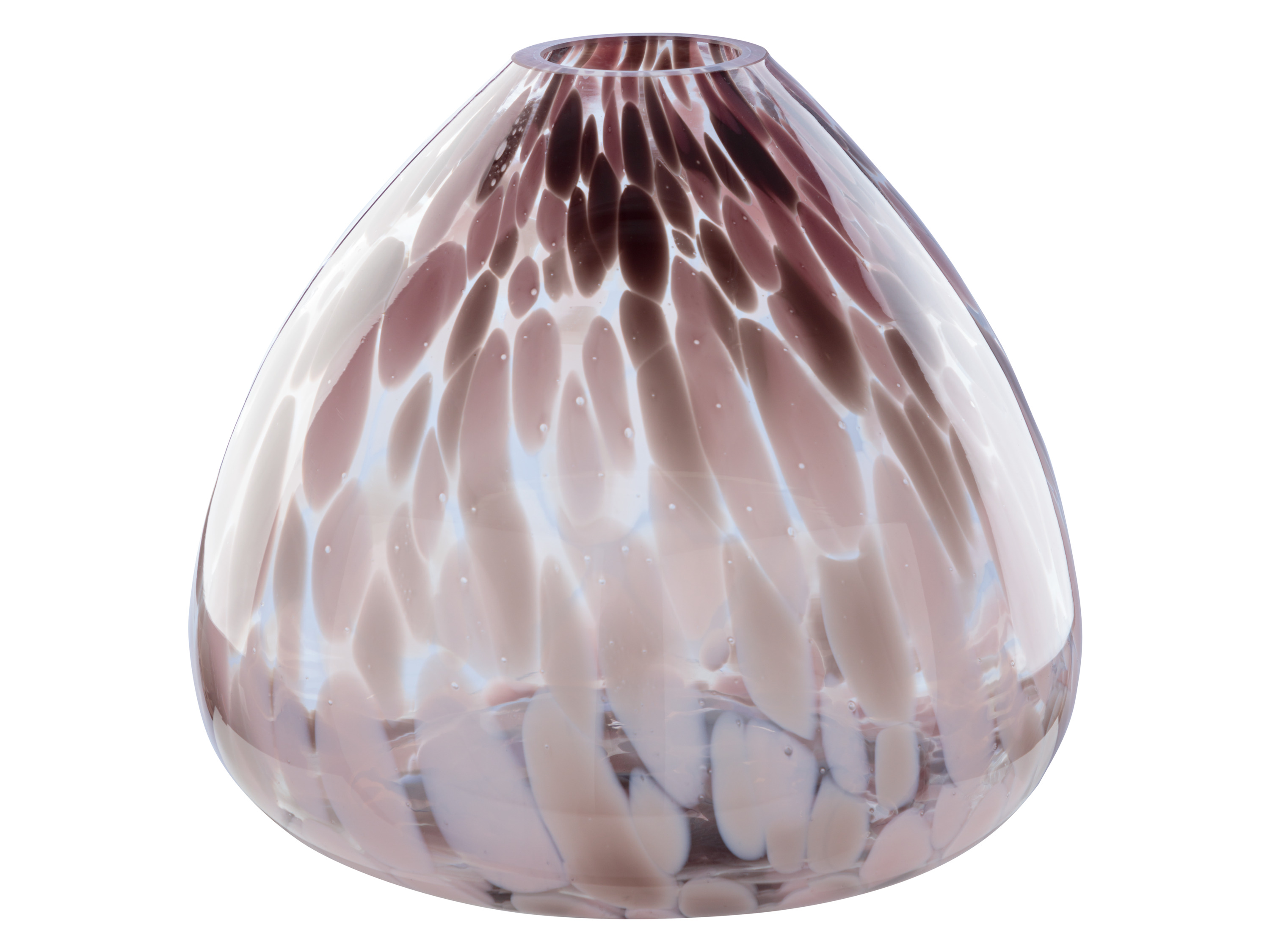 Livarno home Wazon szklany Różowy/ czerwony