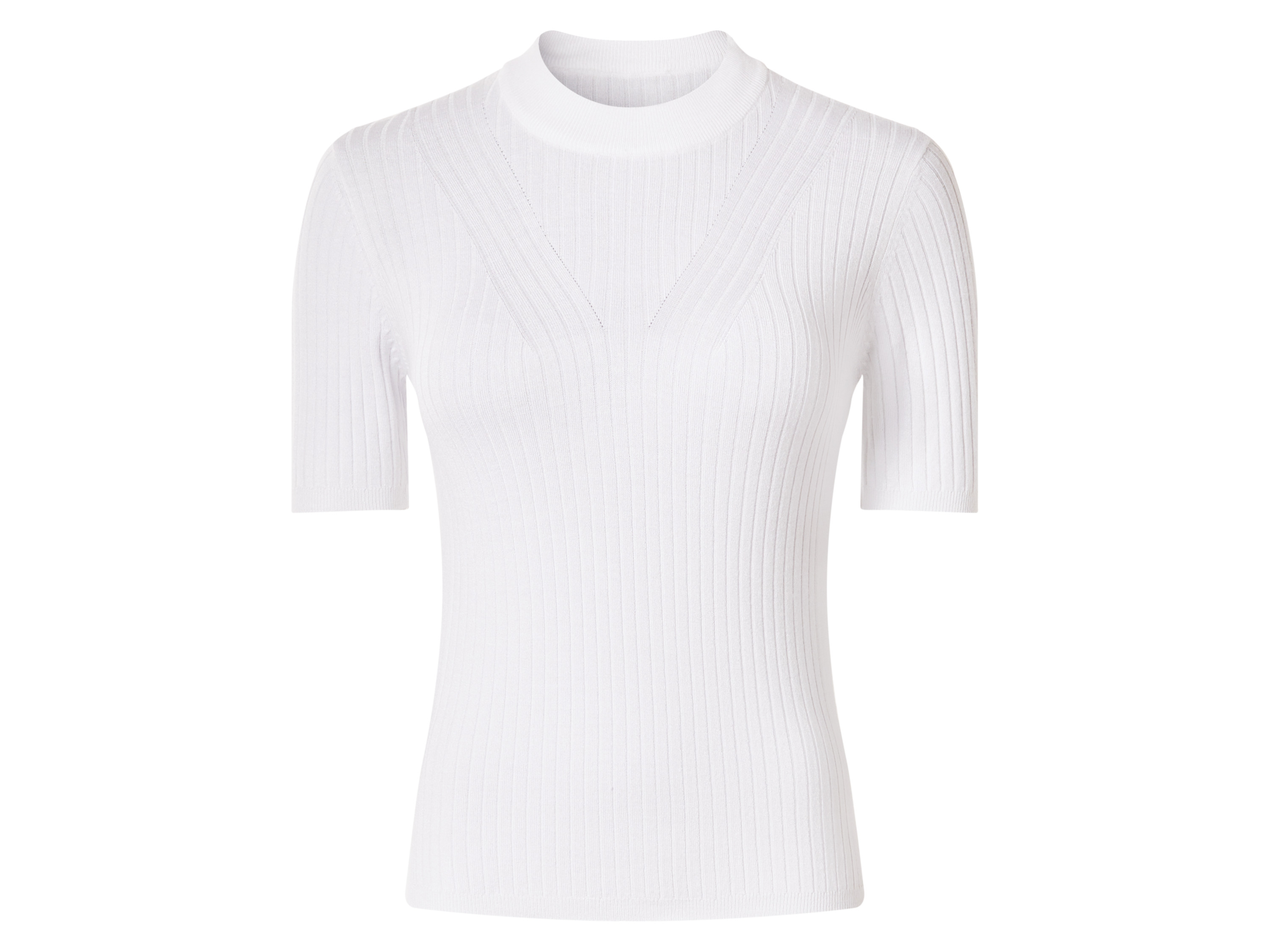 esmara Sweter damski z wiskozą Biały, XS 32/34