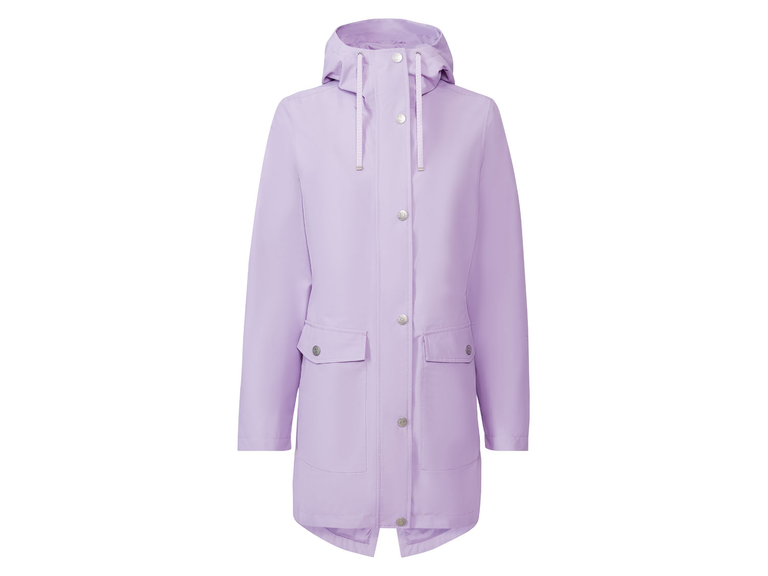 esmara Długa kurtka damska z kapturem 42, Fioletowy