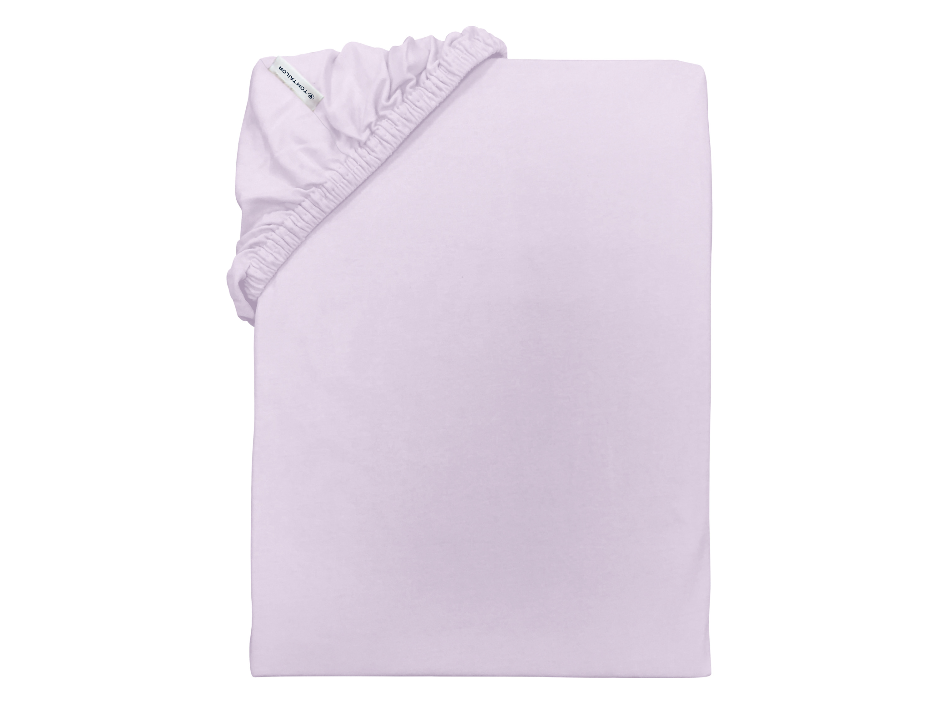 Tom Tailor Prześcieradło z dżerseju z gumką, 140-160 x 200 cm Fioletowy