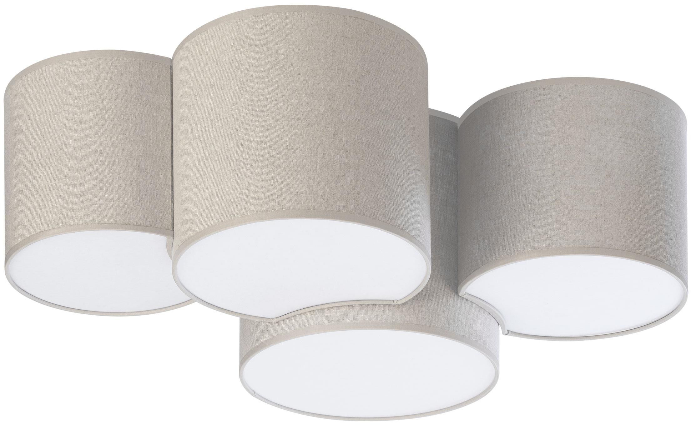 Darmowa Dostawa - Plafon 4x15 W beżowy TK Lighting Mona 6592