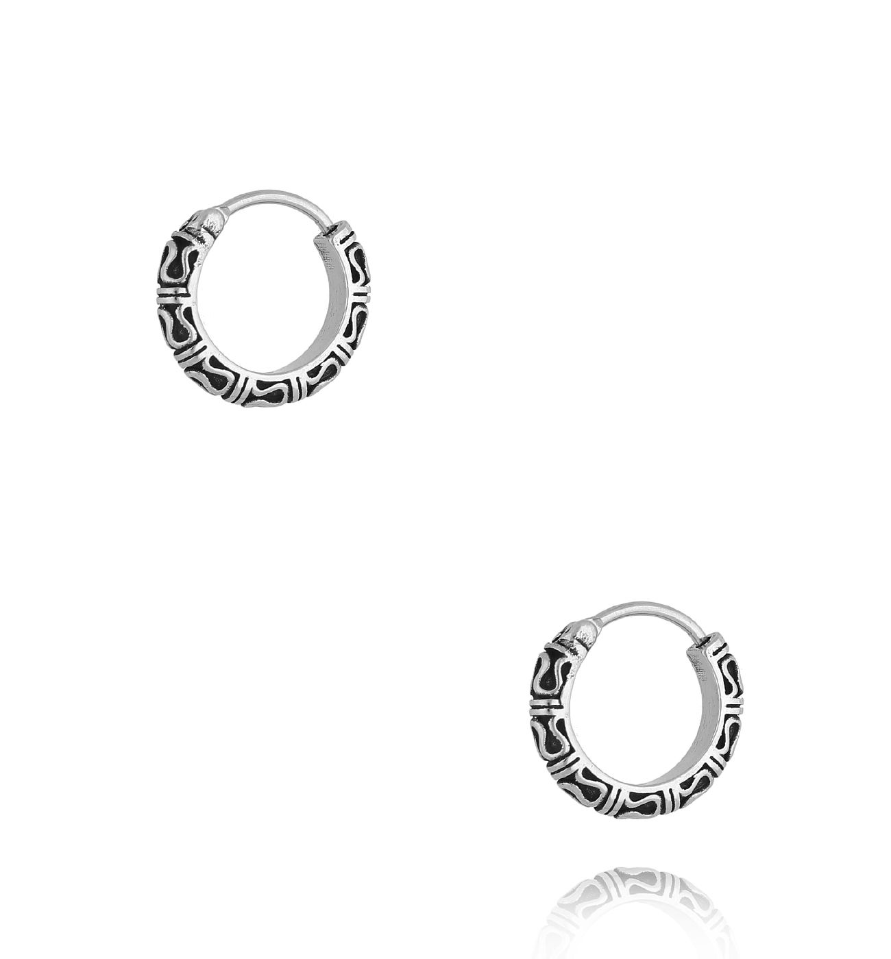 Kolczyki kółeczka srebrne KMITC0109