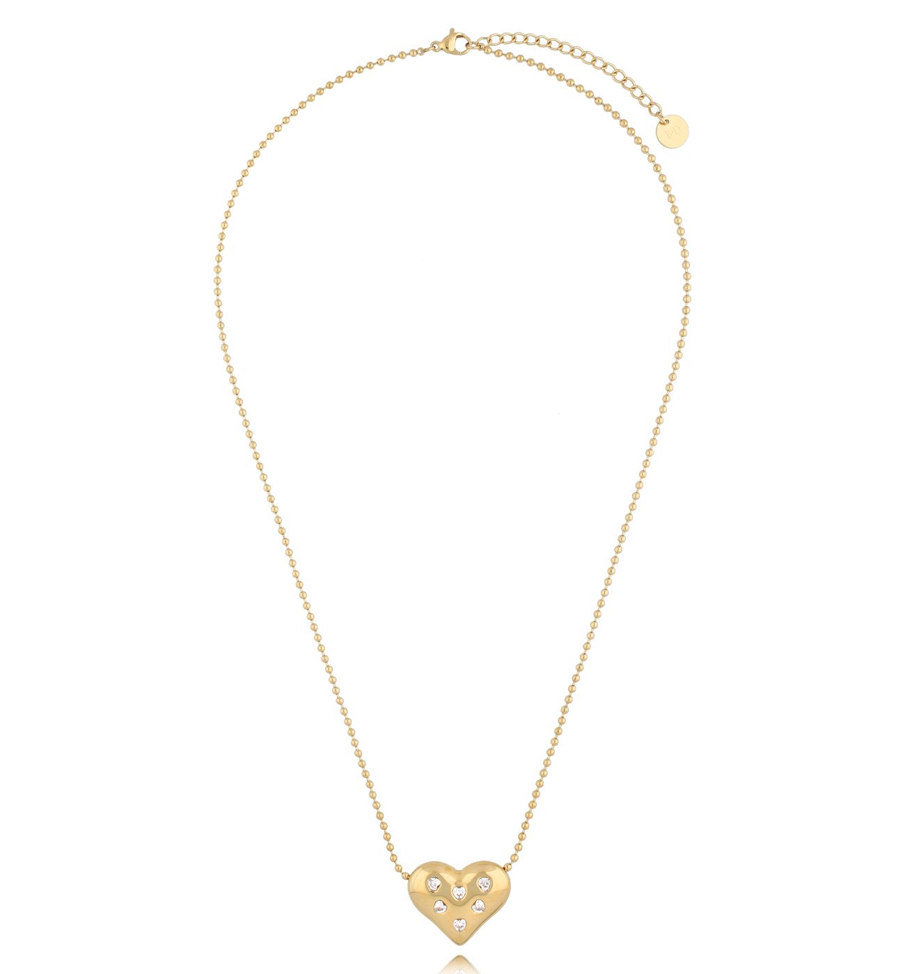 Naszyjnik złoty z sercem Cencia NSA1129