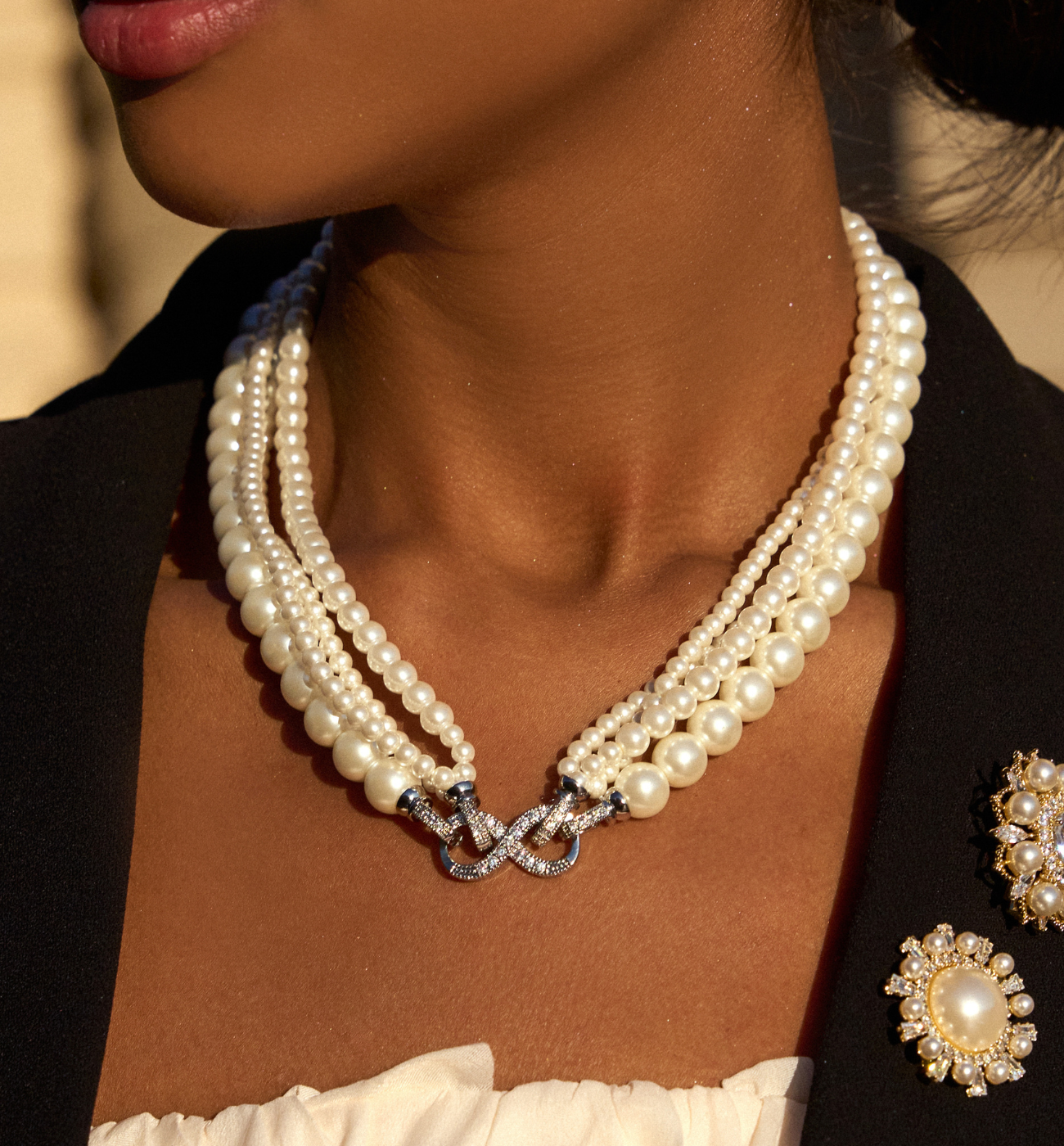 Naszyjnik z perłami Heavenly Drops NPE0224