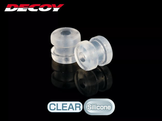 DECOY Stopery Na haczyk Silicone Gripper Roz. L