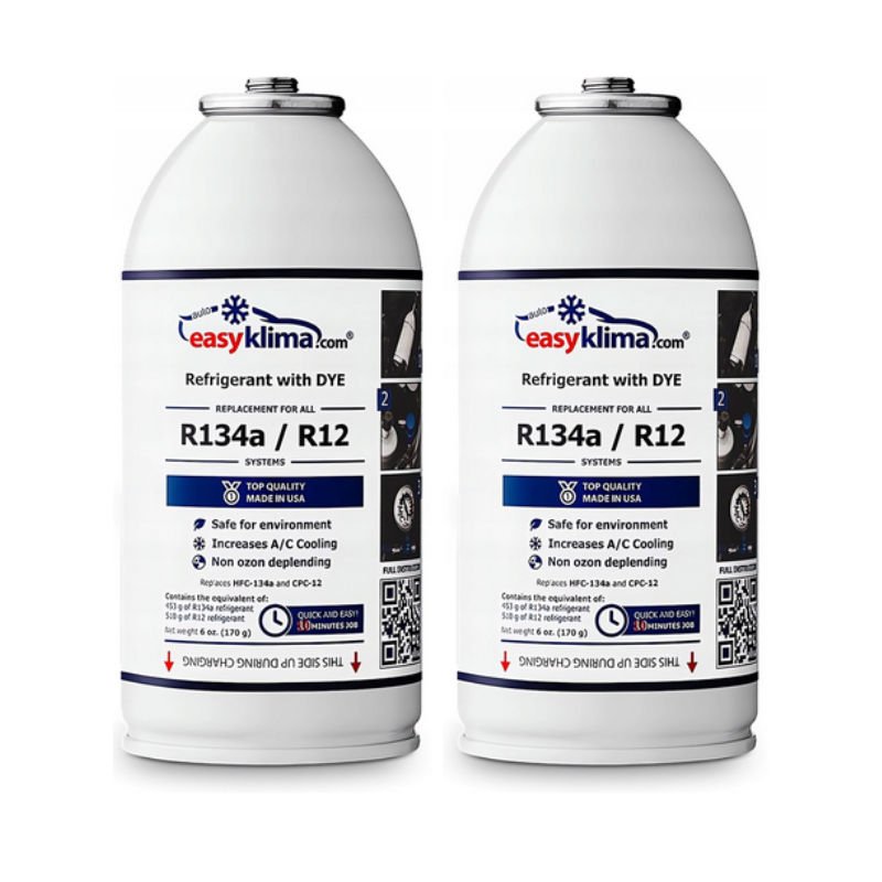 EASYKLIMA GAZ DO NABICIA KLIMATYZACJI W AUCIE Z R134A X2 - Petrostar