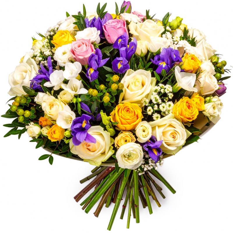 Kolorowy bukiet kwiatów