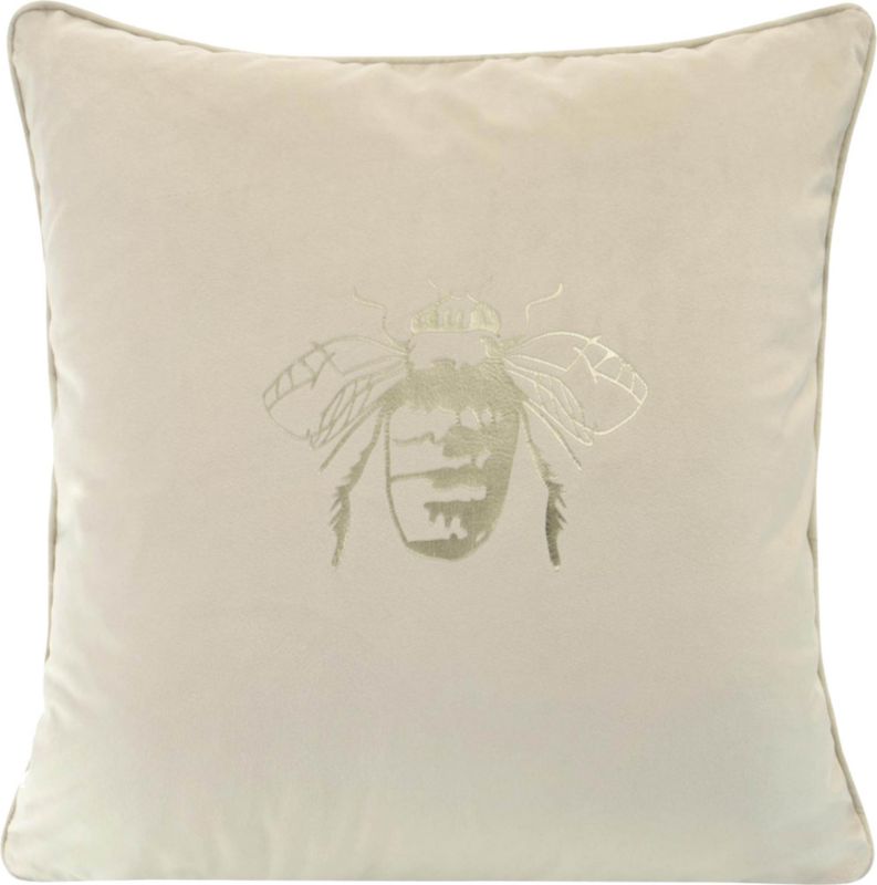 Poduszka Eurofirany Blink 45 x 45 cm kremowa / złota