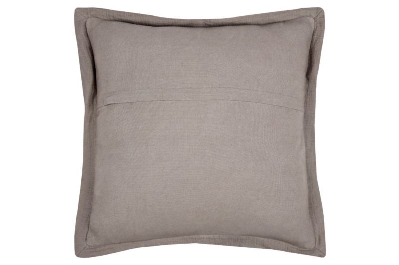 Poduszka ELLIE STOF dekoracyjna 45x45 cm taupe brąz pikowana 1szt.