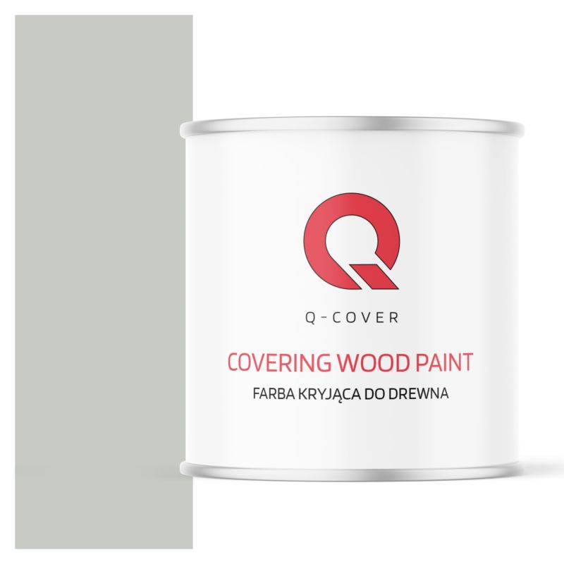 Farba Kryjąca do Drewna Q-Cover Biały Papirus RAL9018 Satyna 2.5L