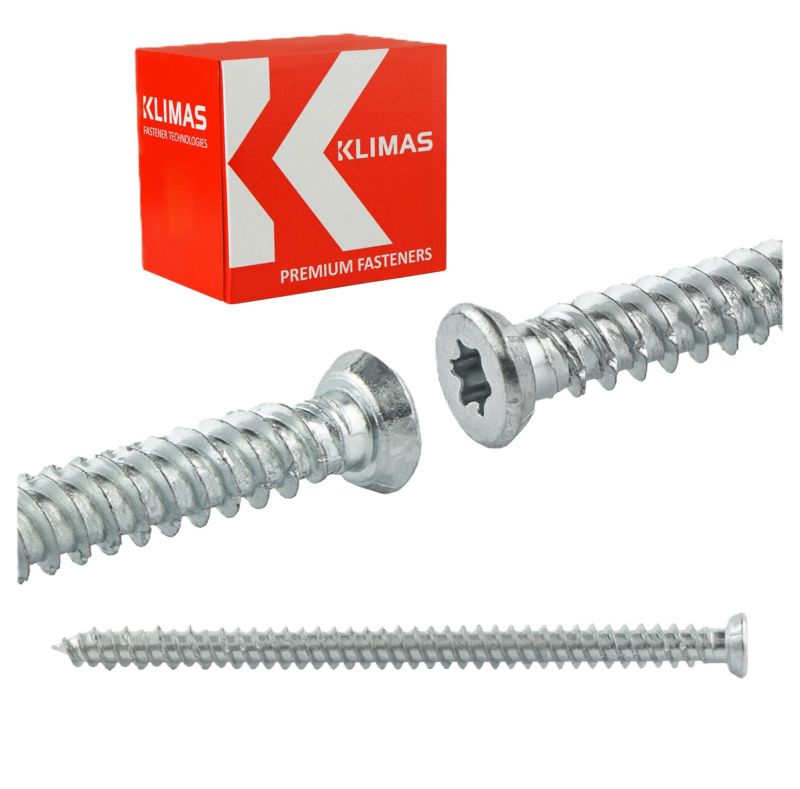 Wkręty ościeżnicowe Klimas WHO 7,5x152 mm łeb stożkowy 200szt