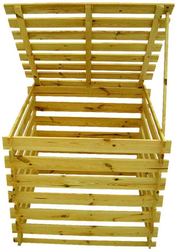 Kompostownik z klapą COMLEX 80x80/h80, 1 szt.