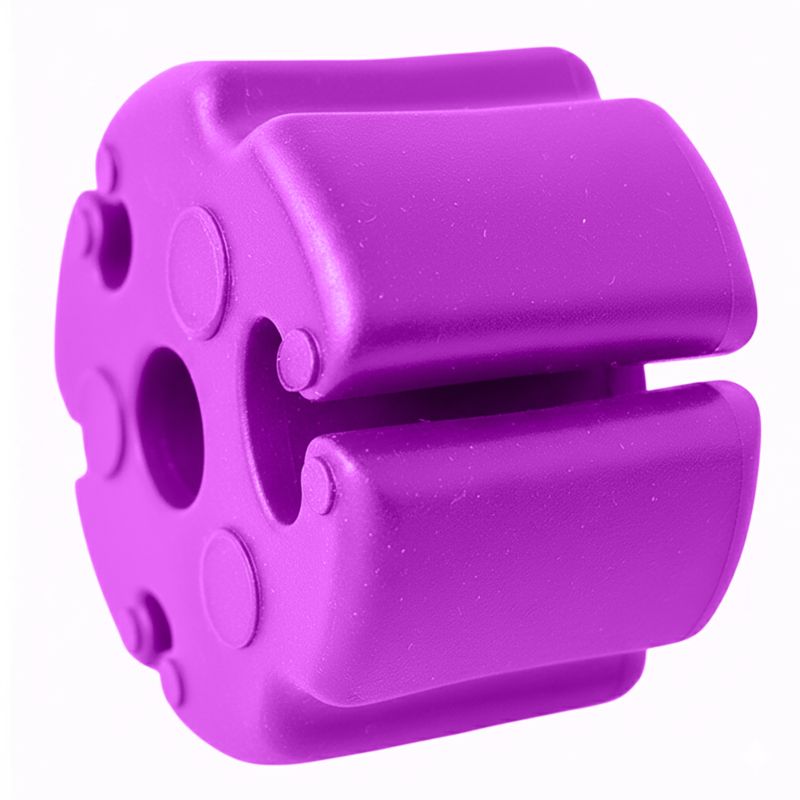 Spinka READY Do Wędki Silikonowa Elastyczna Paski Do Spinania Uchwyt Zabezpieczający Fioletowa 10 szt.