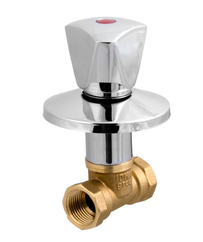 Zawór kulowy podtynkowy Idmar Group z pokrętłem 1/2"