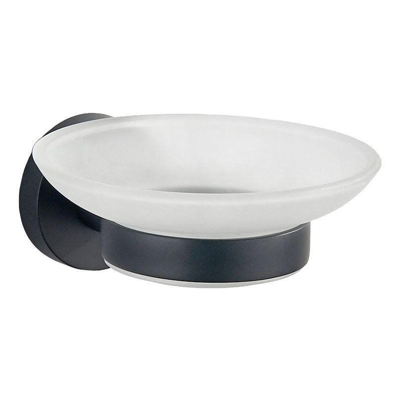 Mydelniczka ścienna Mexen Tiber czarna 11x5,1 cm 1 szt.