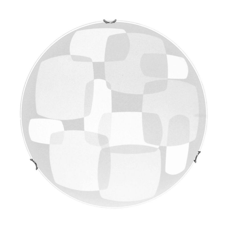 Lampa Sufitowa SPOT Light 1xLED 18W Kombinacja Chromu i Bieli w Klasycznym Stylu od Polskiego Producenta, 1 szt.