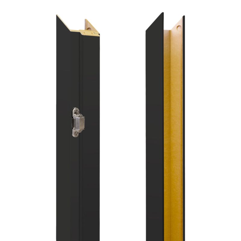 Baza ościeżnicy regulowana Fortia 255-275 mm lewa do drzwi bezprzylgowych czarna premium