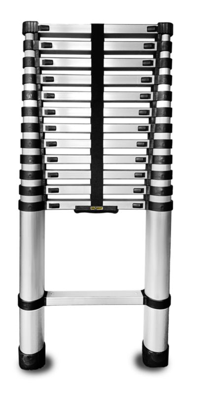 Drabina teleskopowa aluminium 13 stopni DRABEST wysokość 3,8 m 1 szt.