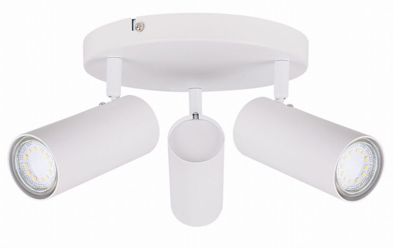 Lampa sufitowa Candellux Colly biała 3 x GU10 x 15W wym: 37 x 37 cm - 1 szt.