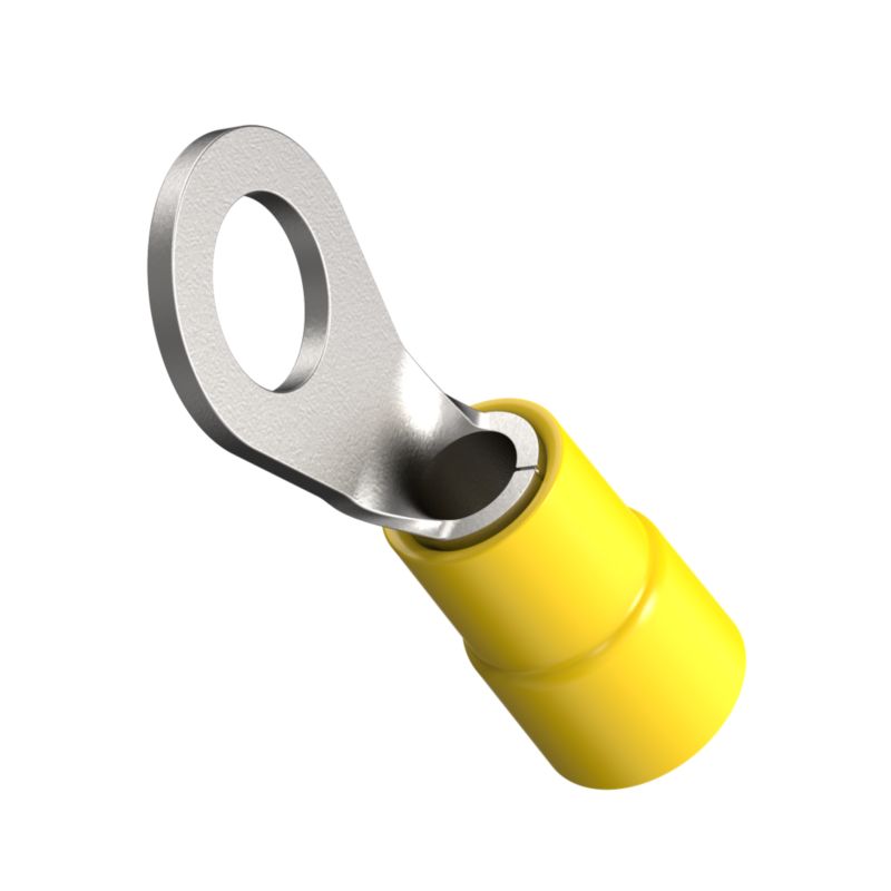 Końcówki oczkowe izolowane ERKO 25mm2/6M 50 szt.