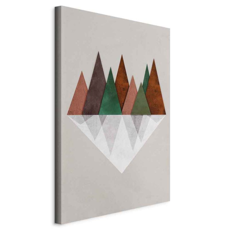 Obraz Artgeist Symetryczna kraina 60 x 90 cm płótno włoskie 1 szt