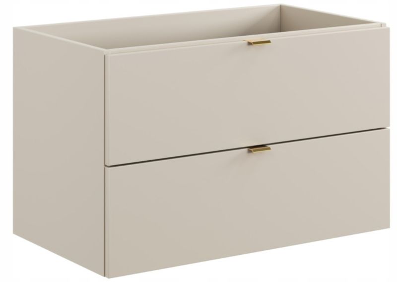 Szafka pod umywalkę Furnidea 80 cm kaszmir 2 szuflady MDF Dalia Cashmere 1 szt.