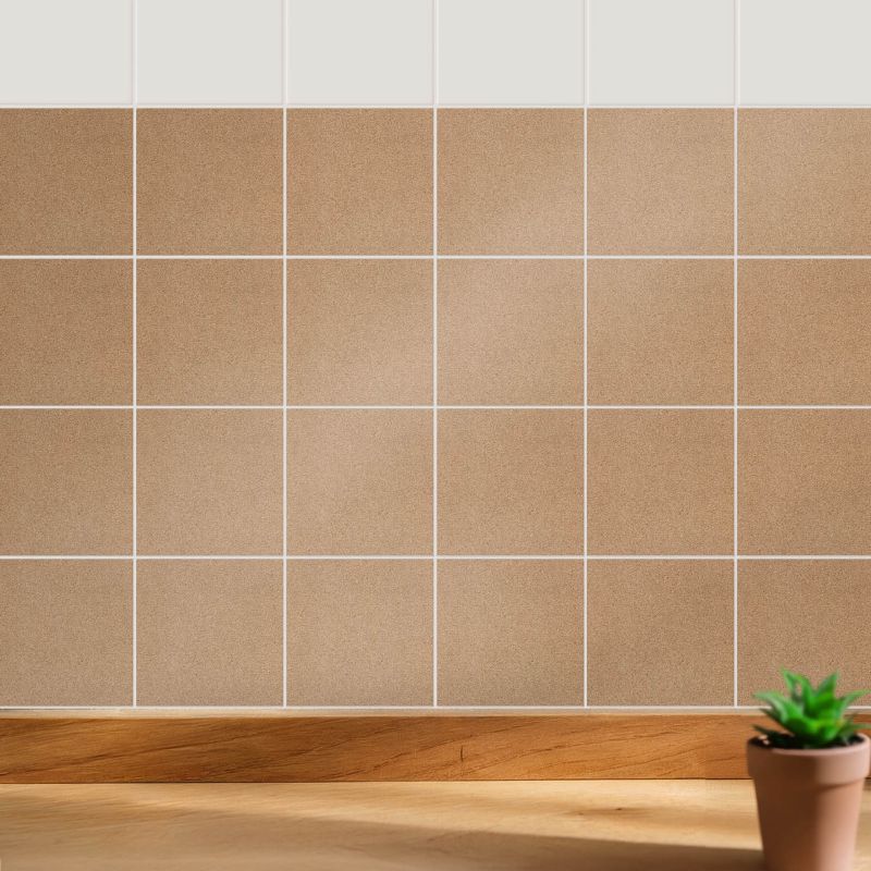 Samoprzylepna naklejka na kafle Wallfluent 10x10 cm Tekstura przypominająca piasek wodoodporne 24 szt.