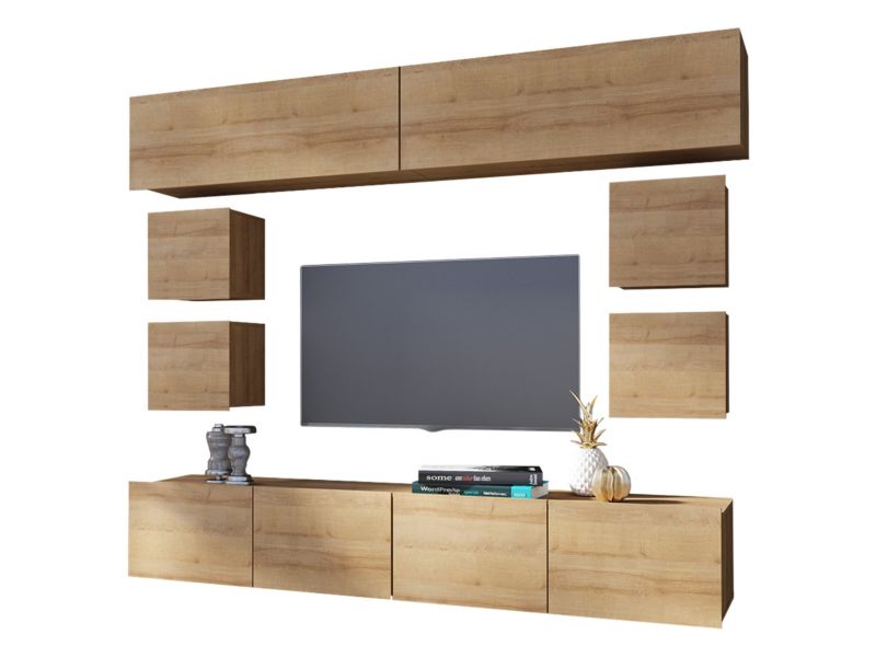 Meblościanka MIRJAN 24 Calabrini XVI dąb złoty 1 kpl.