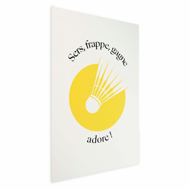 Plakat Artgeist Lotka do badmintona 29,7x42 cm bez ramy 1 szt