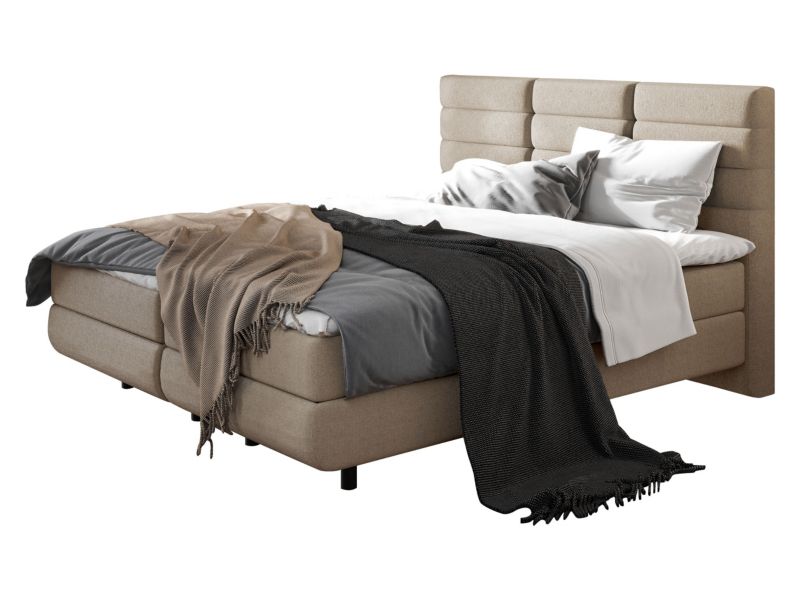 Łóżko kontynentalne MIRJAN 24 Symphony 180x200 beż 1 szt.