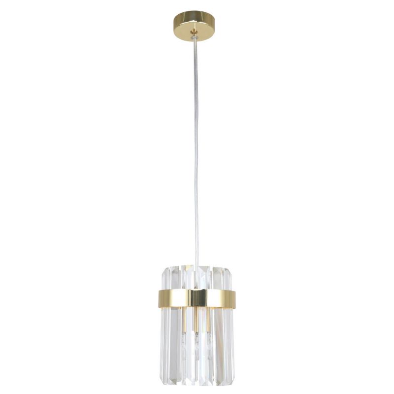 Lampa wisząca Light Prestige VETRO złota 1xE14x10W wym:150x14x14cm IP20 -1 szt.