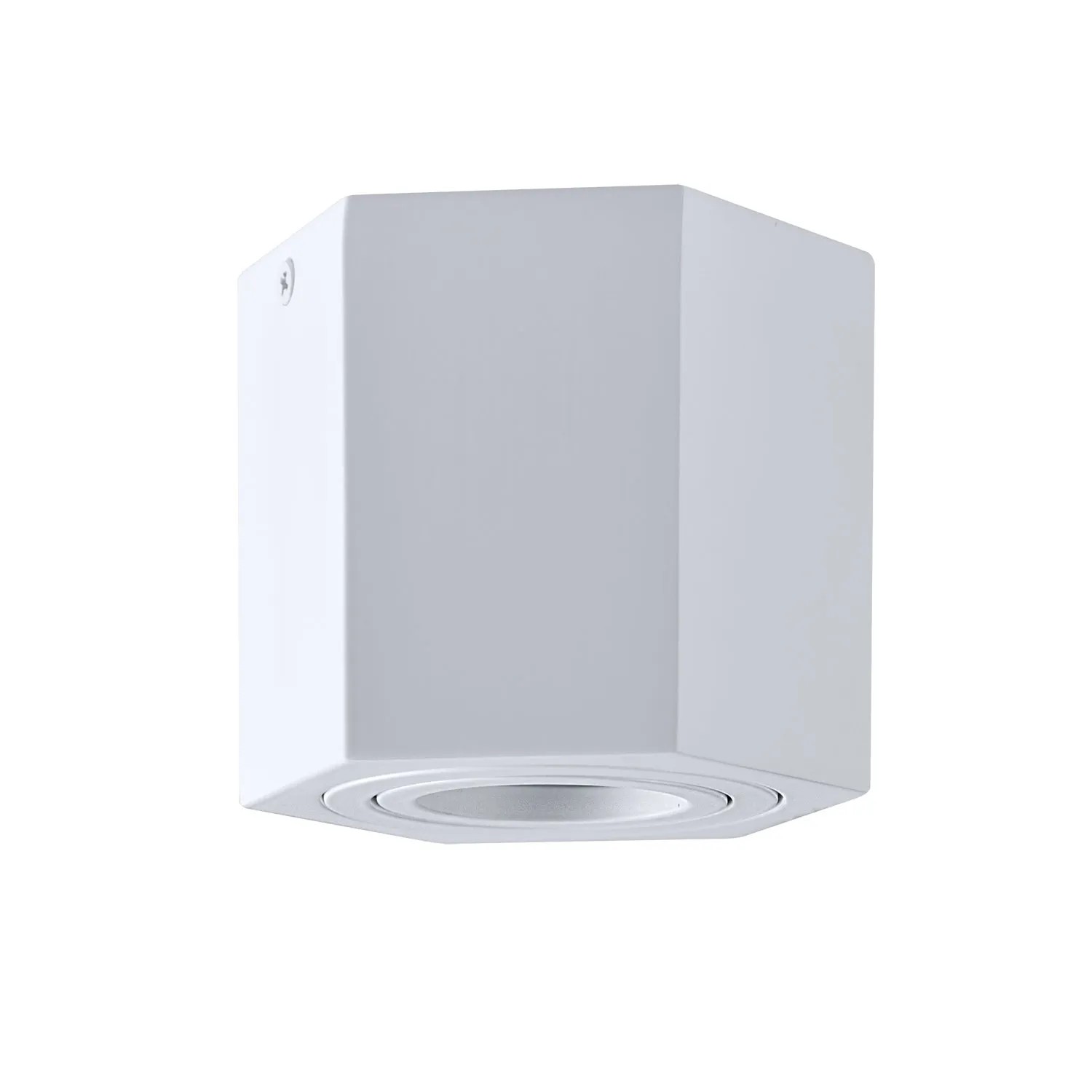 Goldlux Oprawa natynkowa HEXAGON biała 1xGU10 regulowana