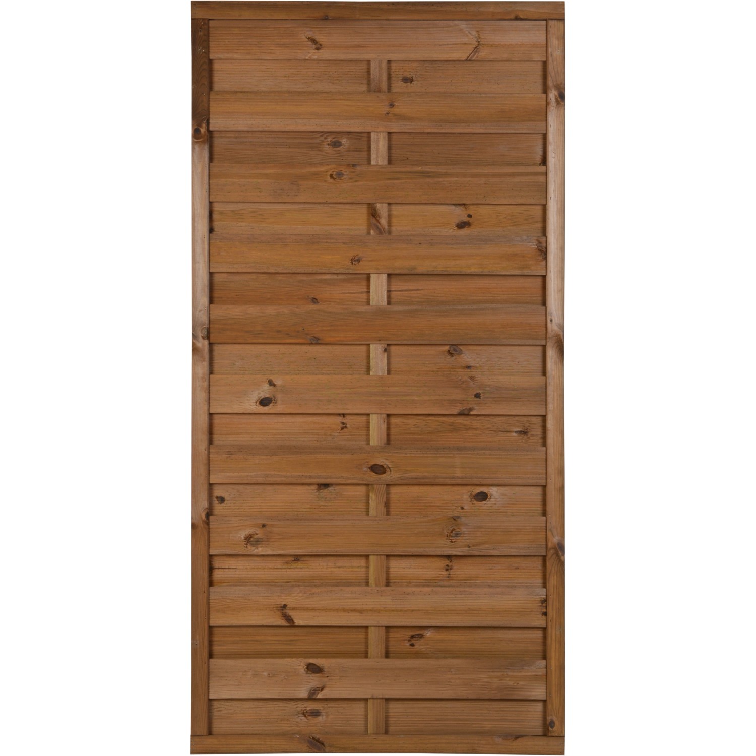 Sobex Płot pełny Bjork prosty brąz - 90 x 180 cm