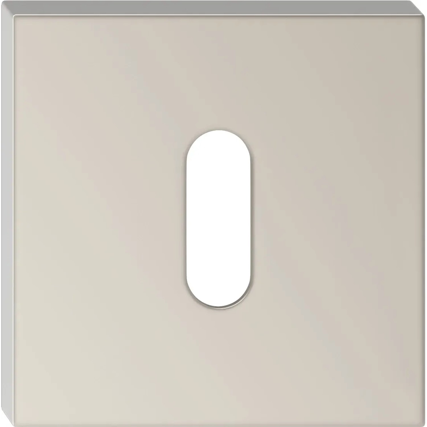 Rozeta kwadratowa dolna klucz nikiel velvet