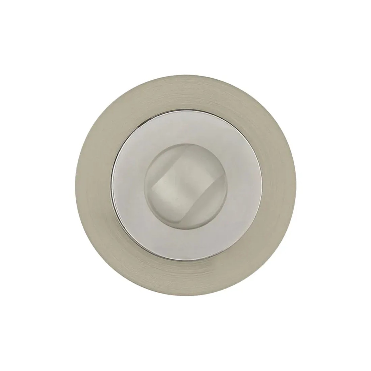 Domino Rozeta okrągła WC chrom nikiel