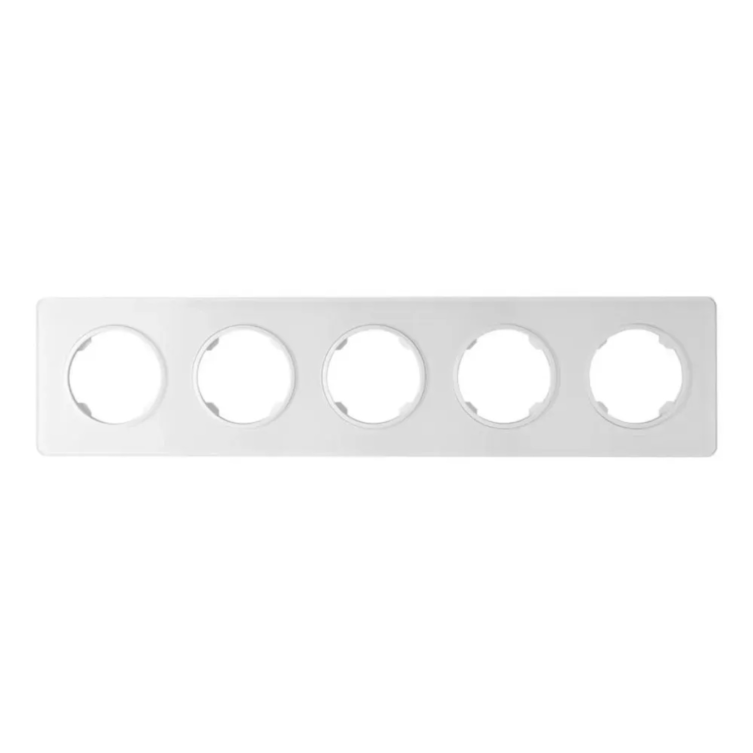 Electromalt Ramka Oval 5-krotna szkło biała