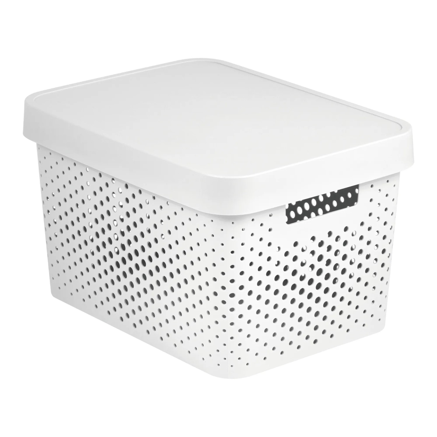 Curver Pojemnik Infinity 17 L ażurowy biały