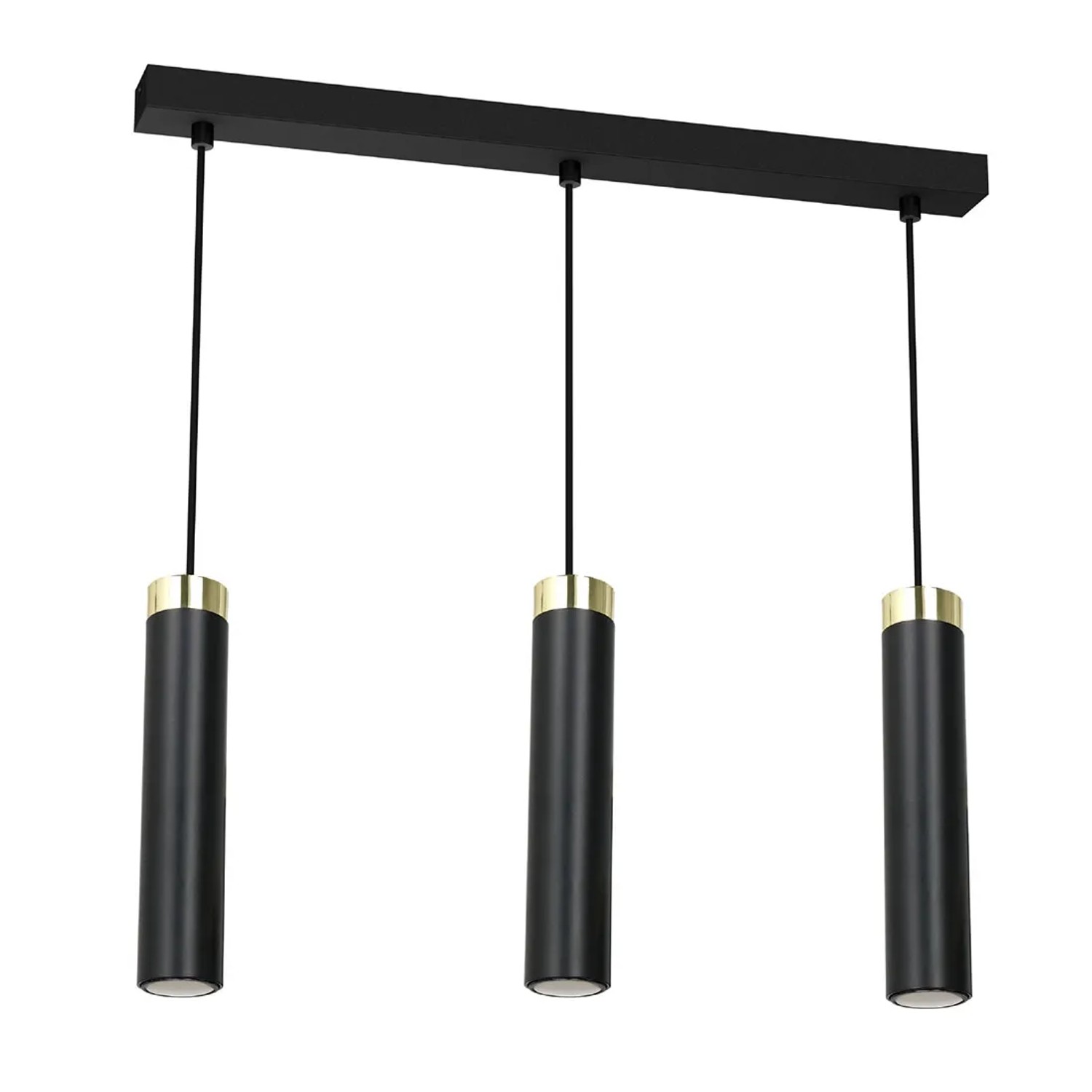 MiLAGRO Lampa JOKER czarno-złota 3xGU10 8W